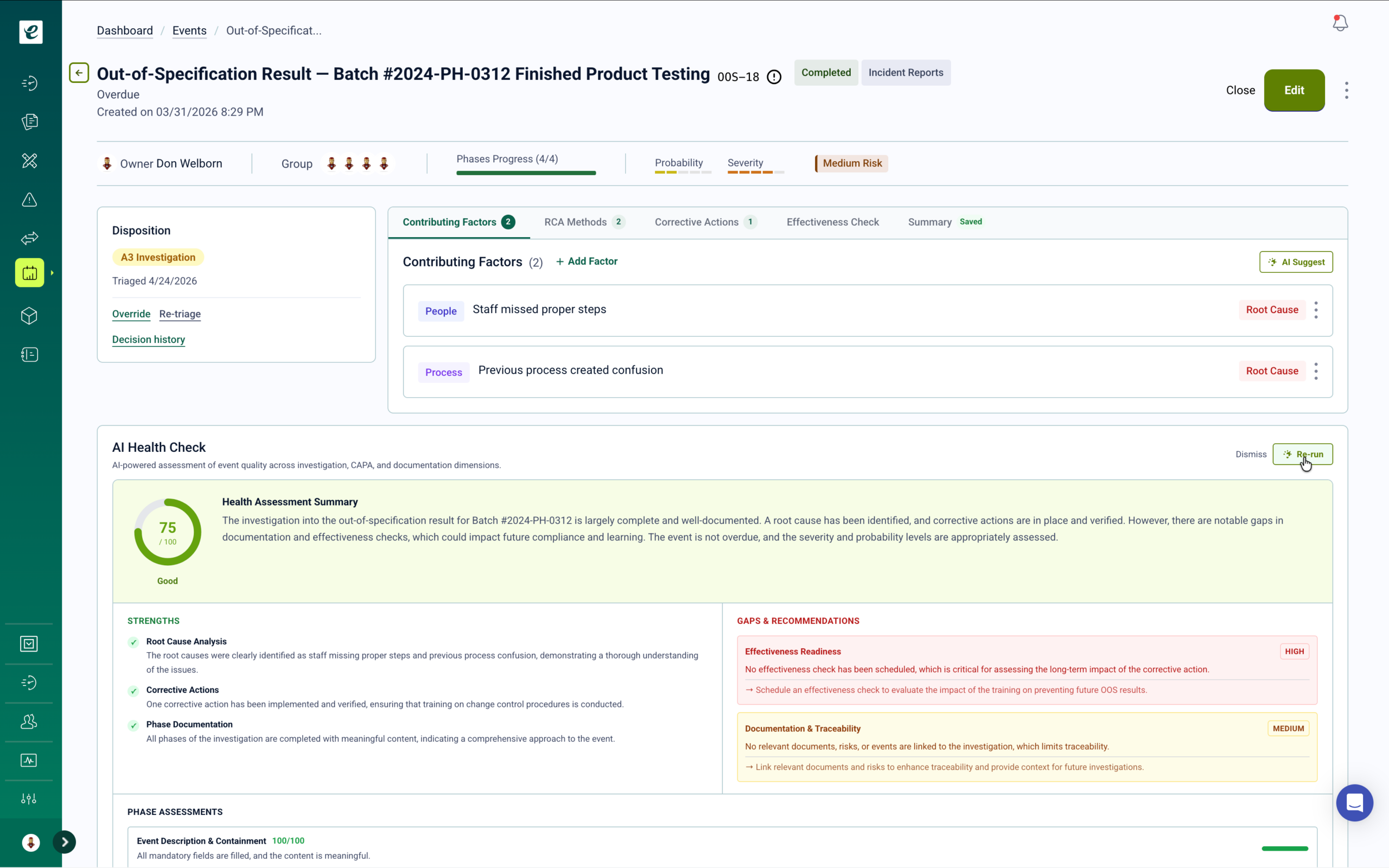CAPA, NCR, Deviations, AI tools
