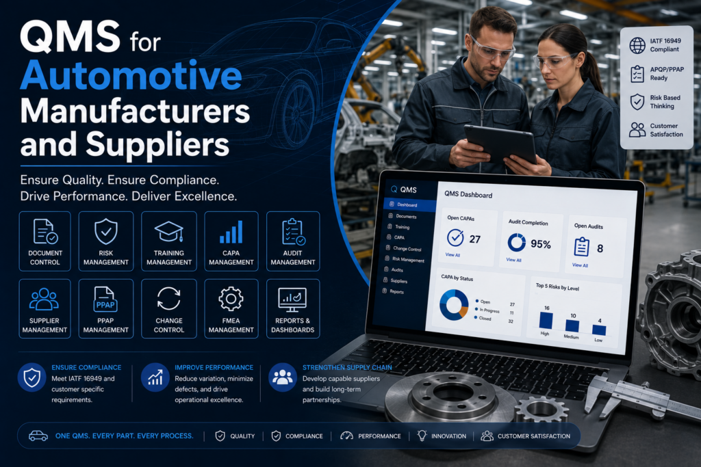 Automotive QMS Software | IATF 16949 | eLeaP Quality